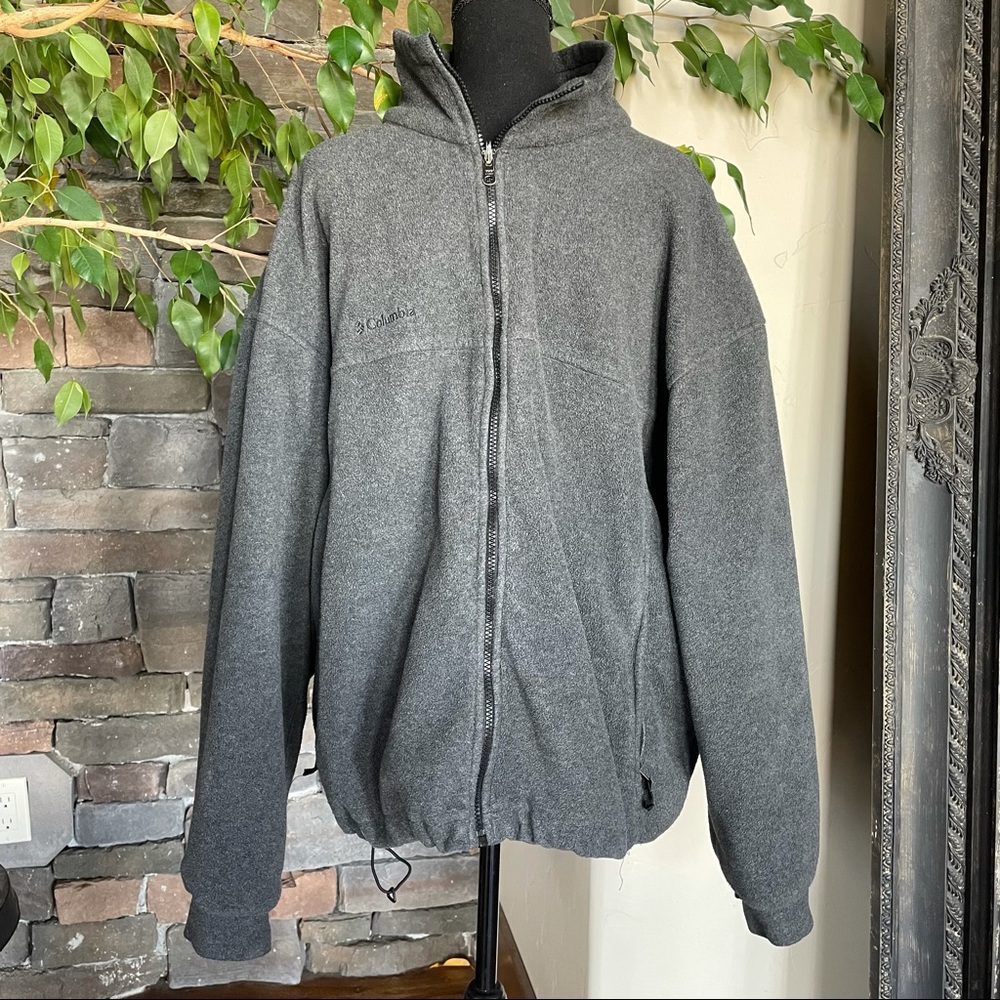 Columbia Grey Fleece Jacket